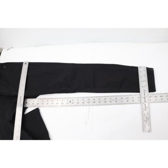 Ayr Jeans Womens 27 High Rise Skinny Jet Black Denim stretch pockets - Picture 7 of 12